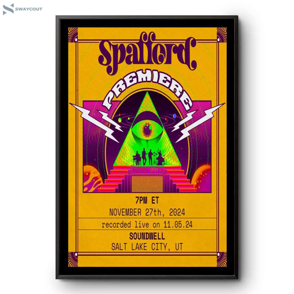 Spafford Cervantes' Masterpiece Ballroom & Other Side Denver Co Nov 27 2024 Poster