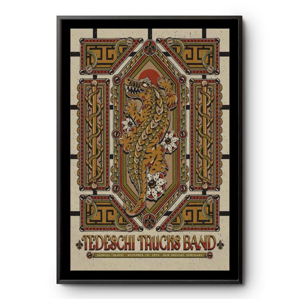 Tedeschi Trucks Band Saenger Theatre New Orleans La Nov 1 2024 Poster