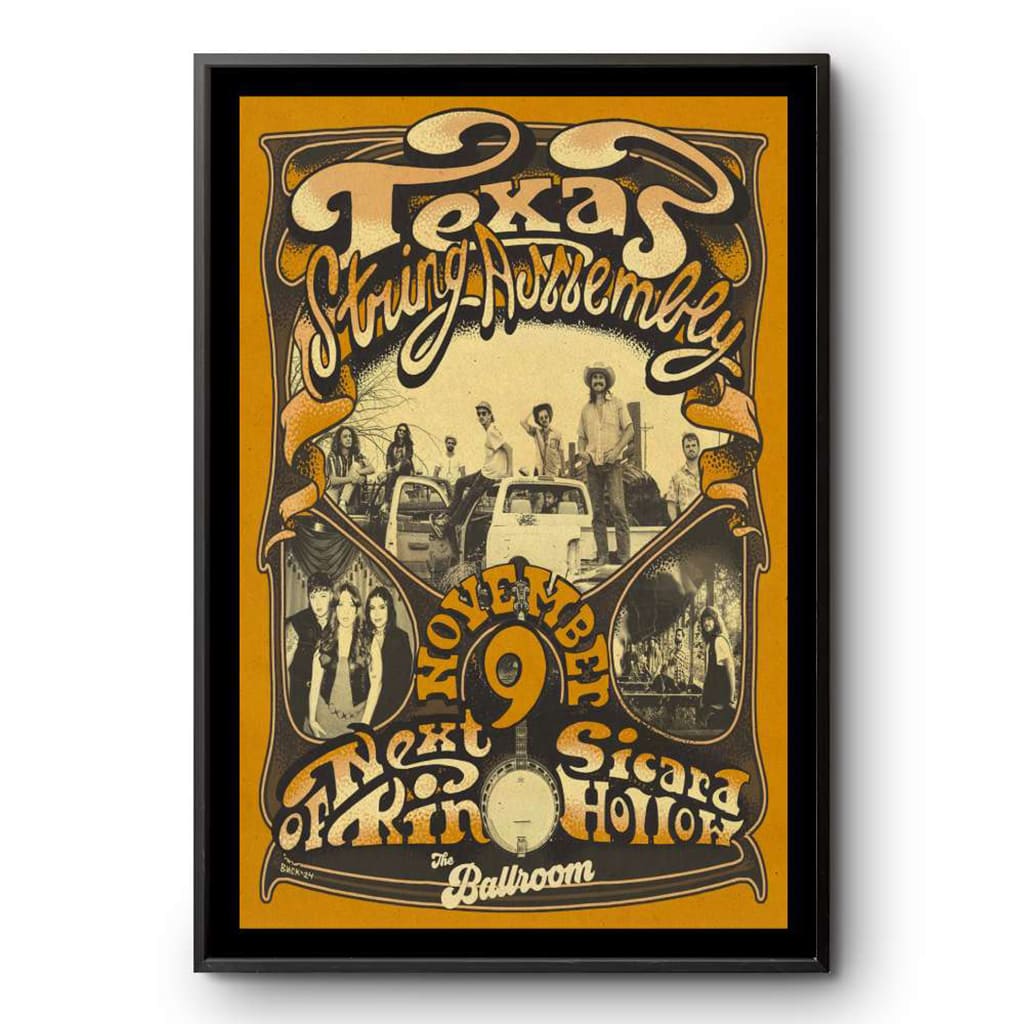 Texas String Assembly Spiderhouse Ballroom Austin Tx Nov 9 2024 Poster