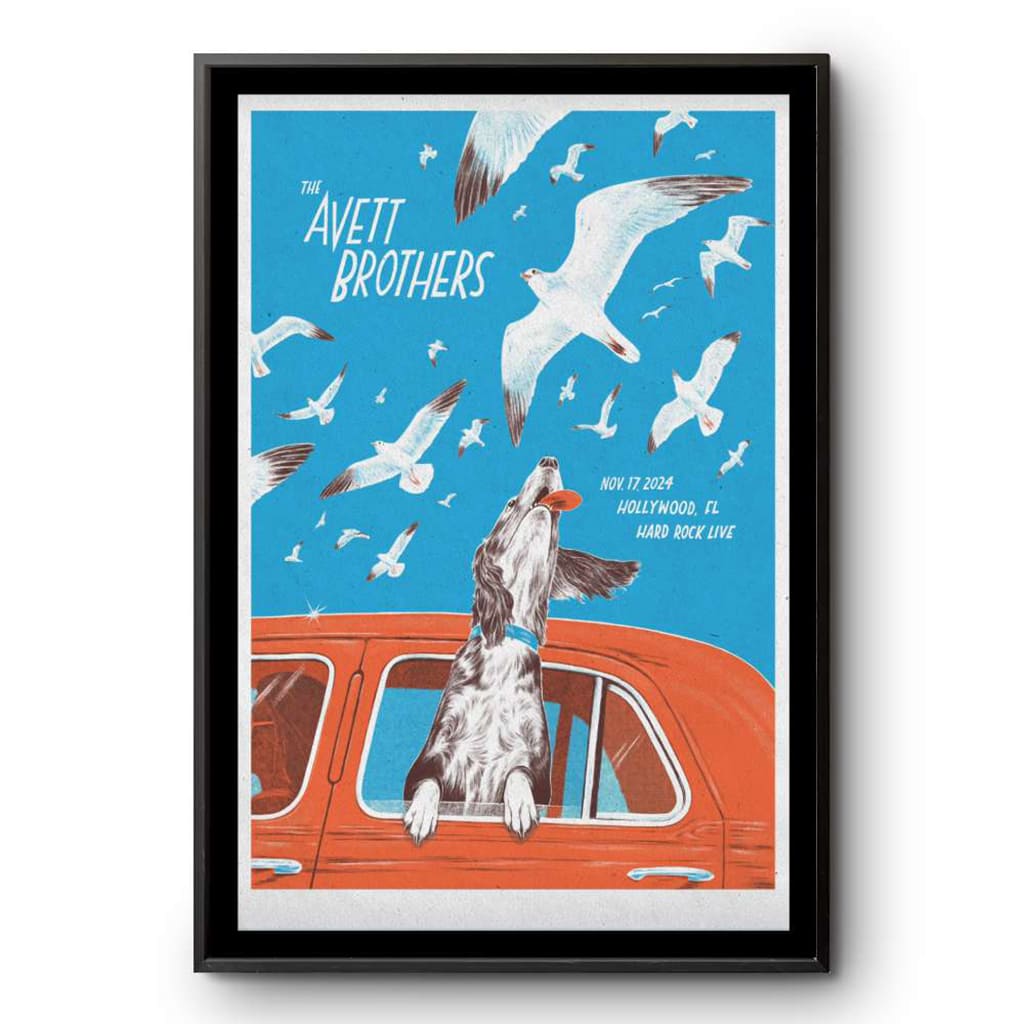 The Avett Brothers Hard Rock Hollywood Fl November 17 2024 Poster