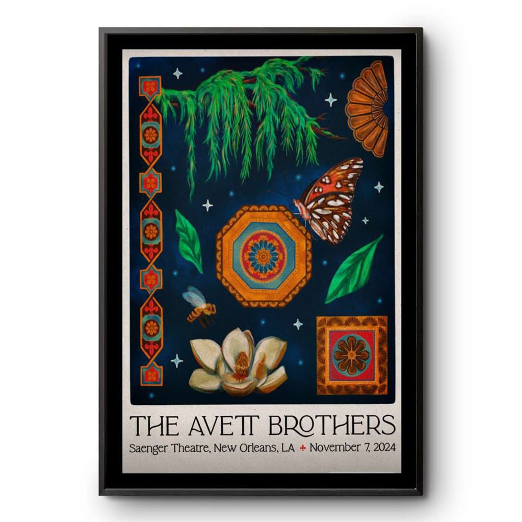 The Avett Brothers Saenger Theatre New Orleans La Tour Nov 7 2024 Poster