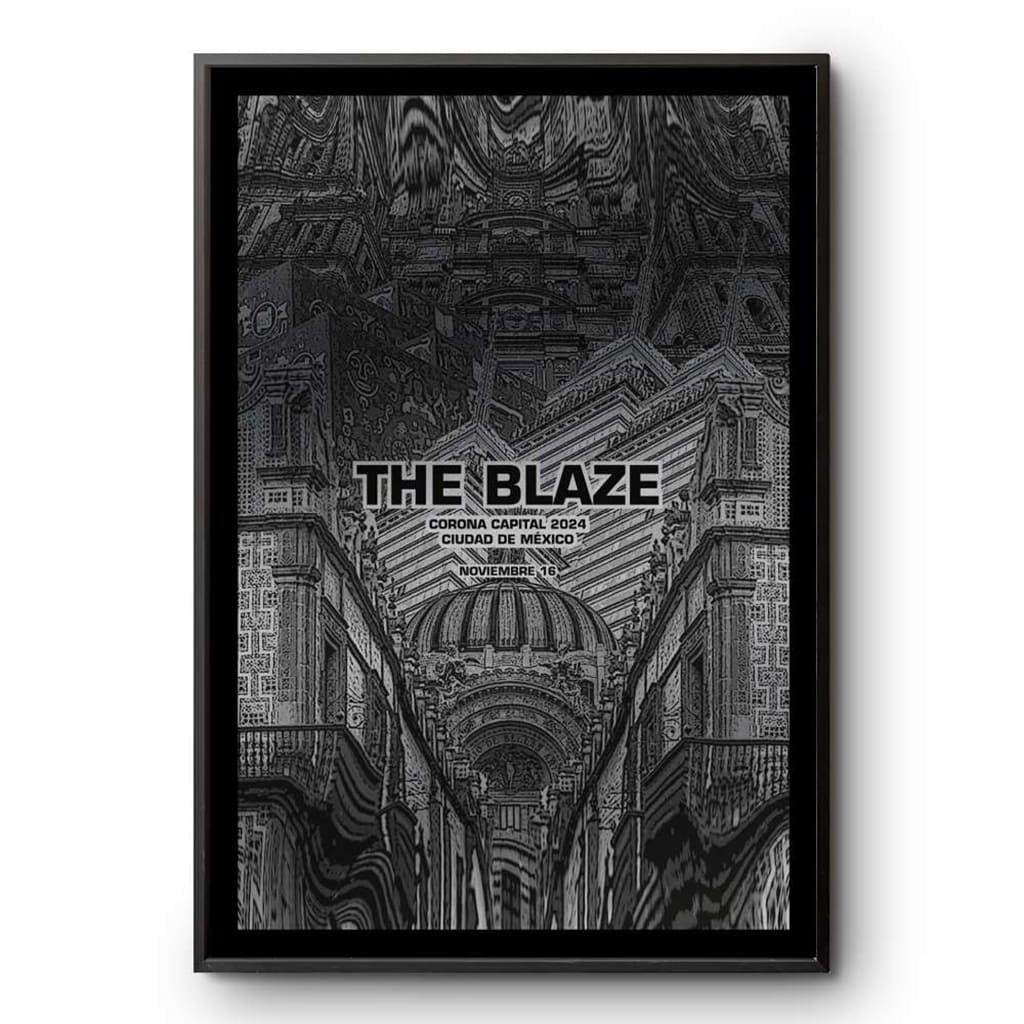 The Blaze Corona Capital Mexico City Nov 16 2024 Poster