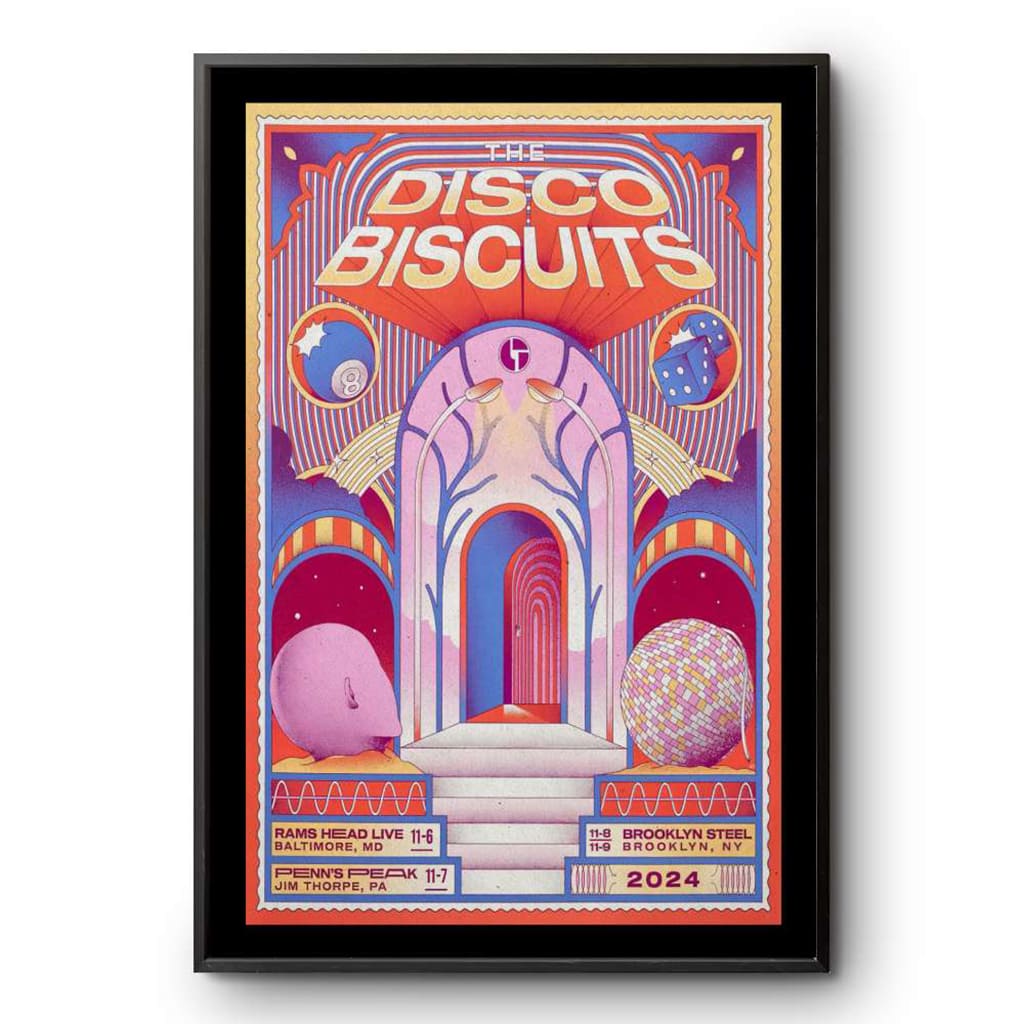 The Disco Biscuits Rams Heag Baltimore Md Nov 6 2024 Poster