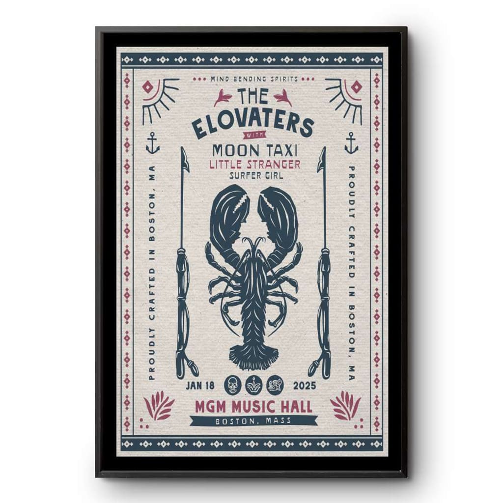 The Elovaters Mgm Music Hall Fenway Boston Ma Jan 18 2025 Poster