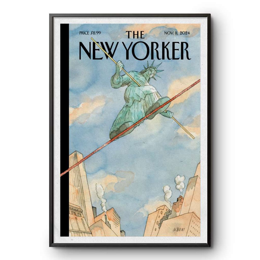 The New Yorker Barry Blitt’s Tightrope Nov 11 2024 Poster