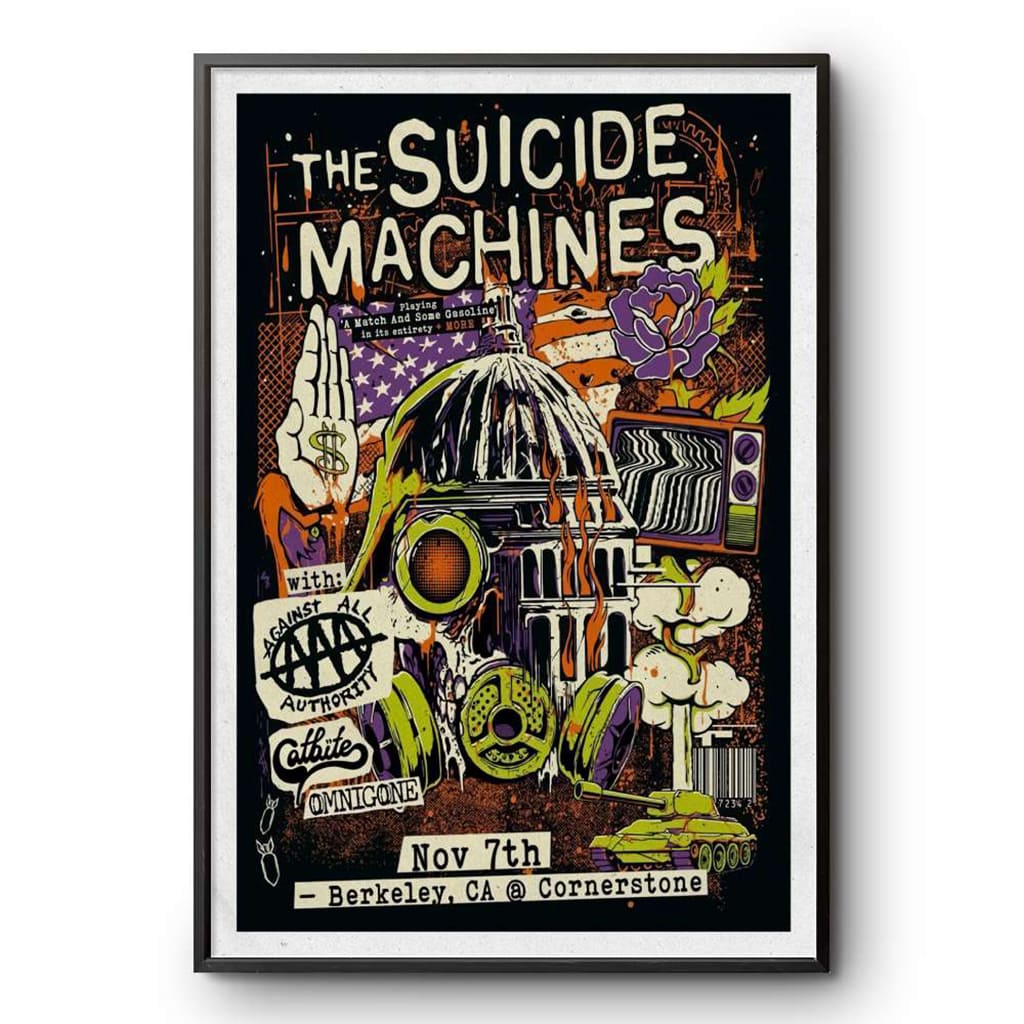 The Suicide Machines Berkeley Ca November 7 2024 Poster