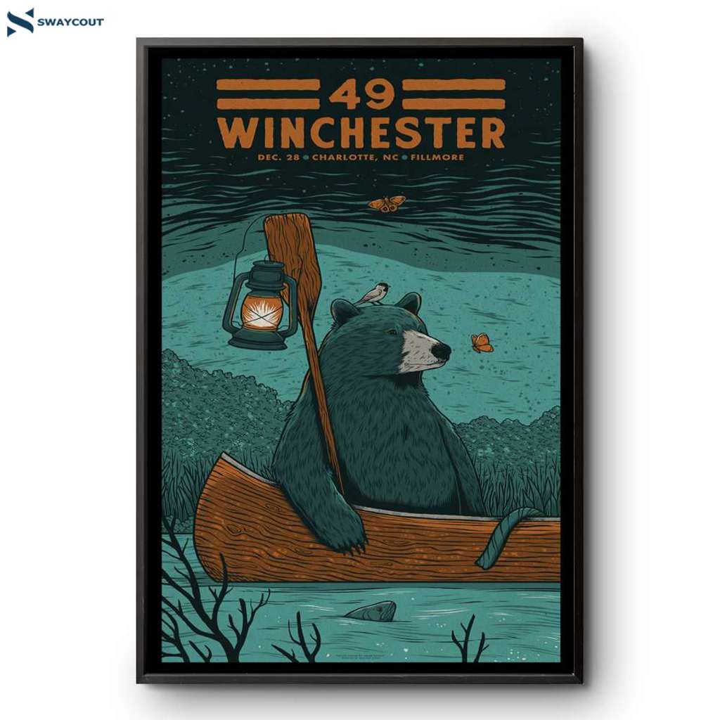 49 Wincherter Tour Fillmore Charlotte Nc Dec 28 2024 Poster