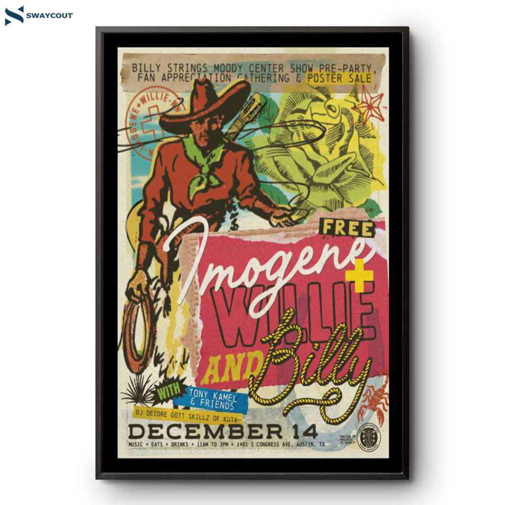 Billy Strings Moody Center Austin Tx Dec 14 2024 Poster