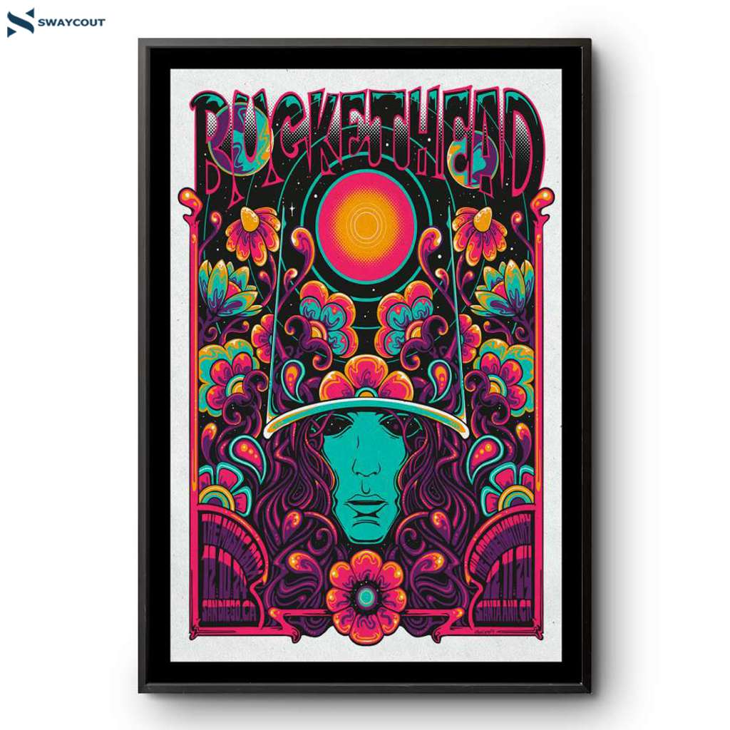 Buckethead California Tour December 2024 Poster