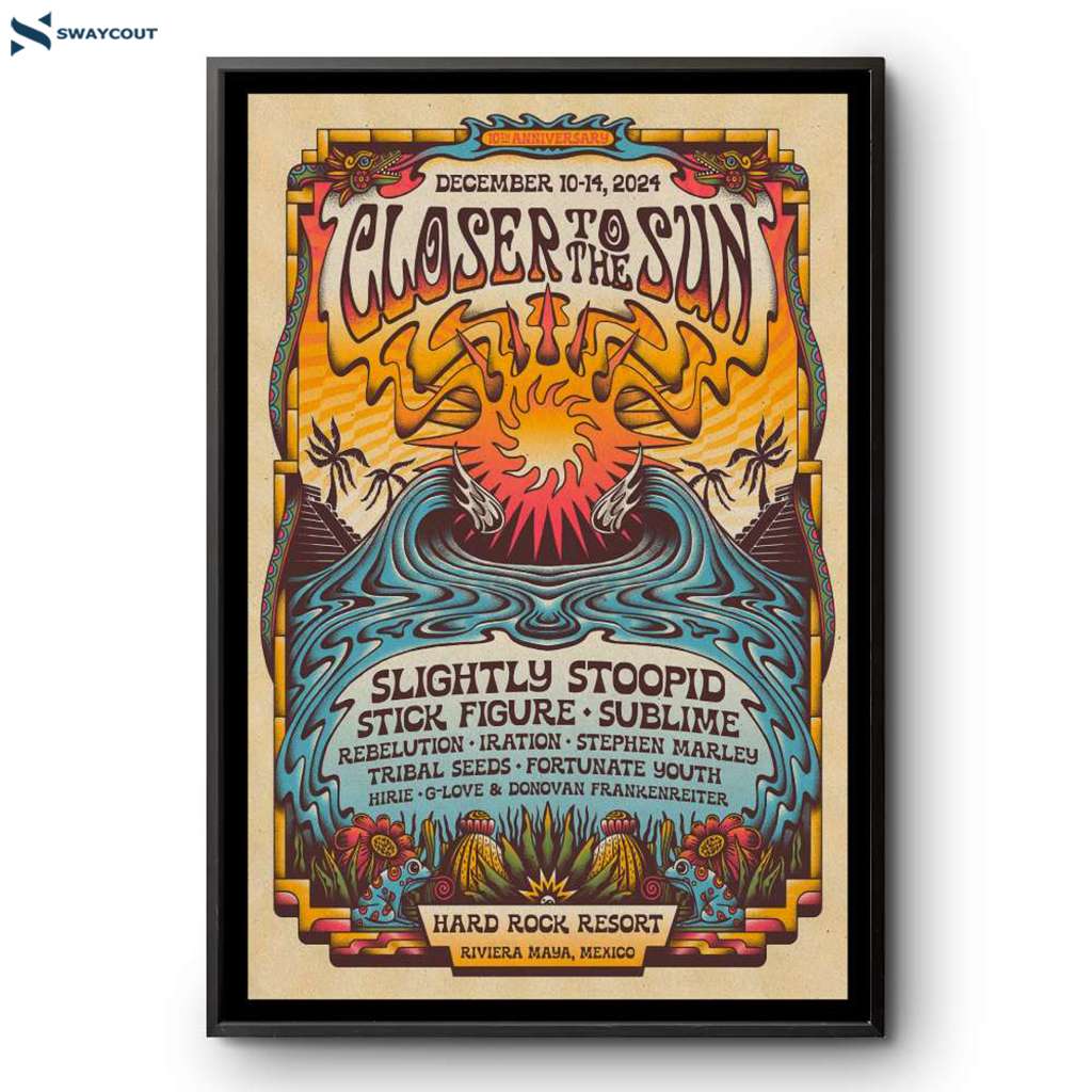 Closer To The Sun Festival Poster 2024 Poster