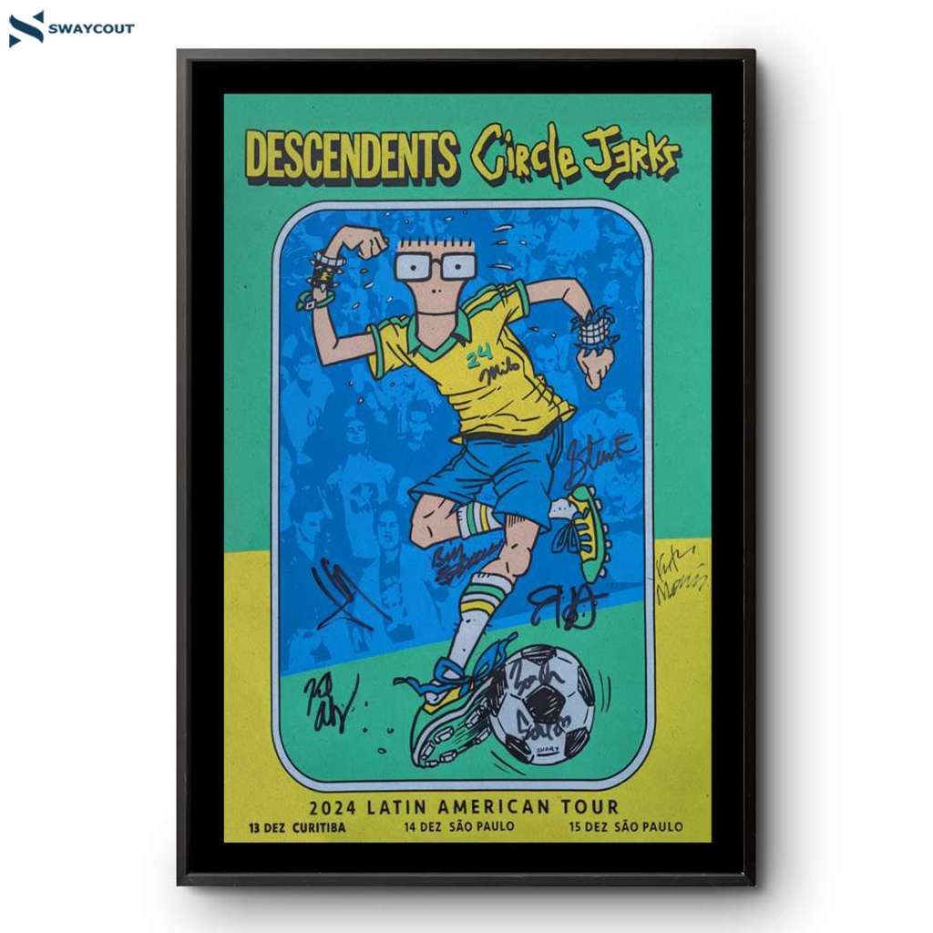 Descendents & Circle Jerks Sao Paulo Brazil December 14-15 2024 Poster