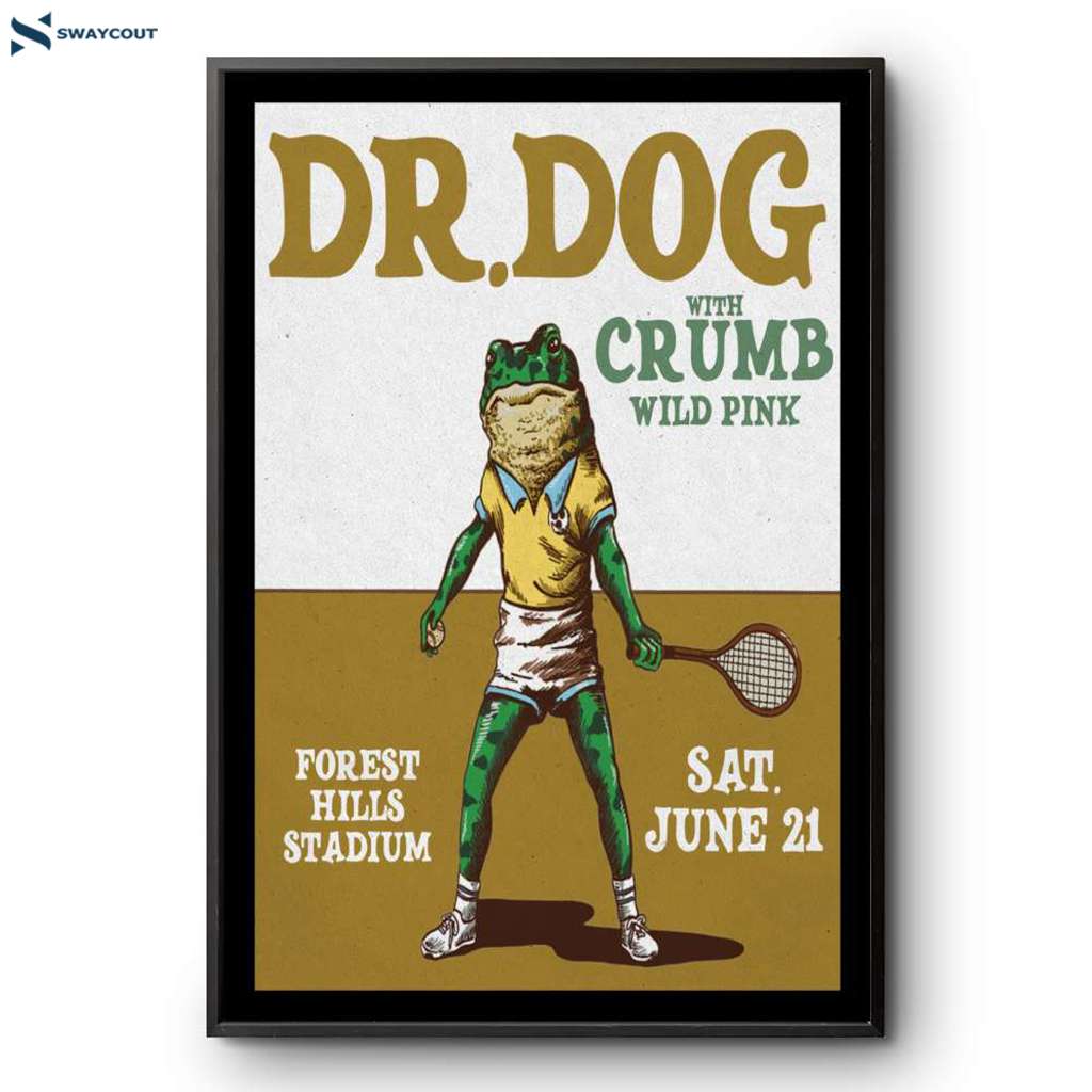 Dr. Dog With Crumb Wild Pink Forest Hills Stadium Ny Jun 21 2025 Poster