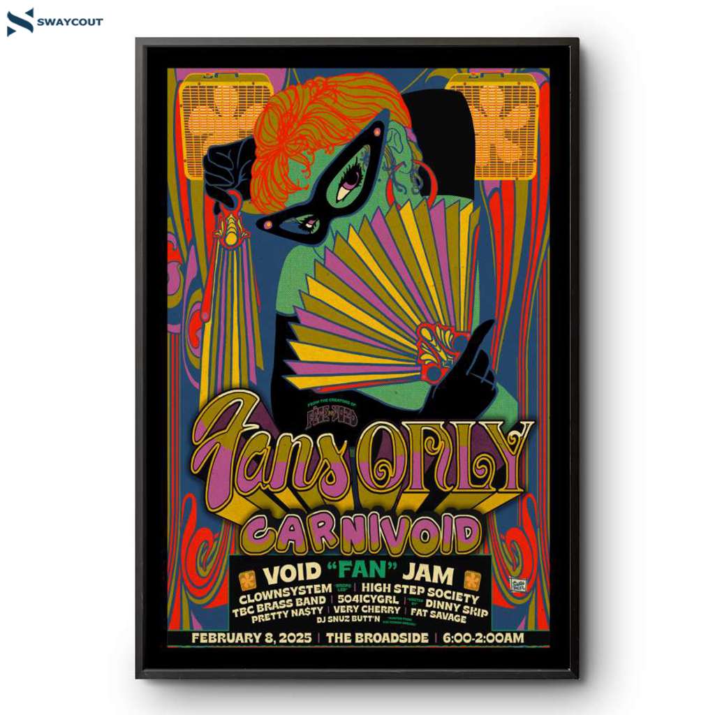 Fans Only Carnivoid New Orleans La February 8 2025 Poster