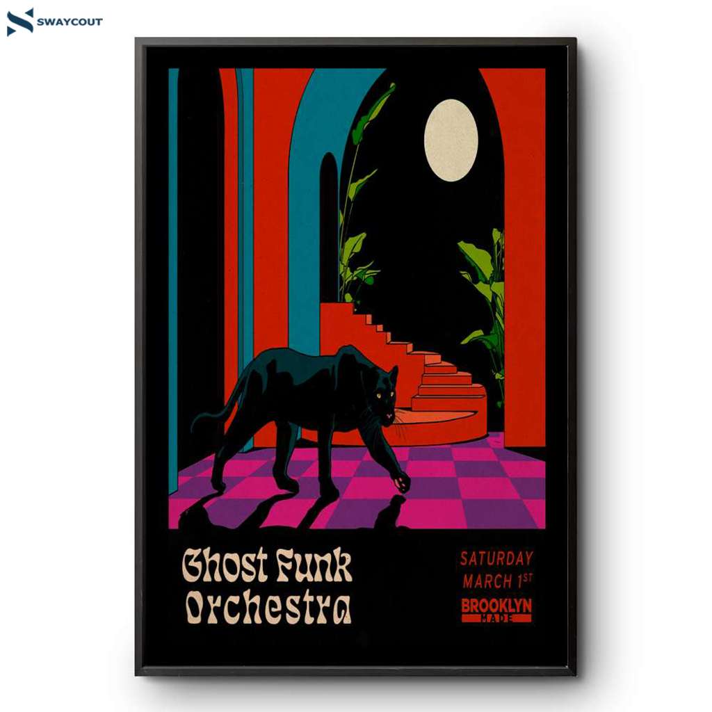 Ghost Funk Orchestra Brooklyn Made Brooklyn Ny March 1 2025 Poster