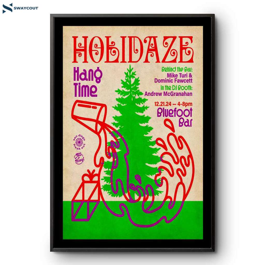 Holidaze Hang Time Bluefoot Bar Nyc Dec 21 2024 Poster