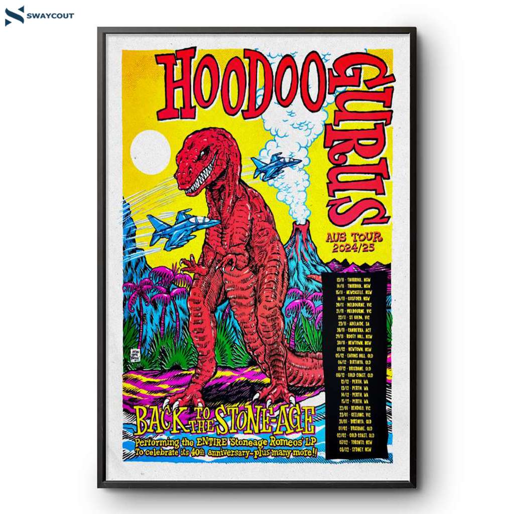 Hoodoo Gurus Aus Tour 2024-2025 Poster