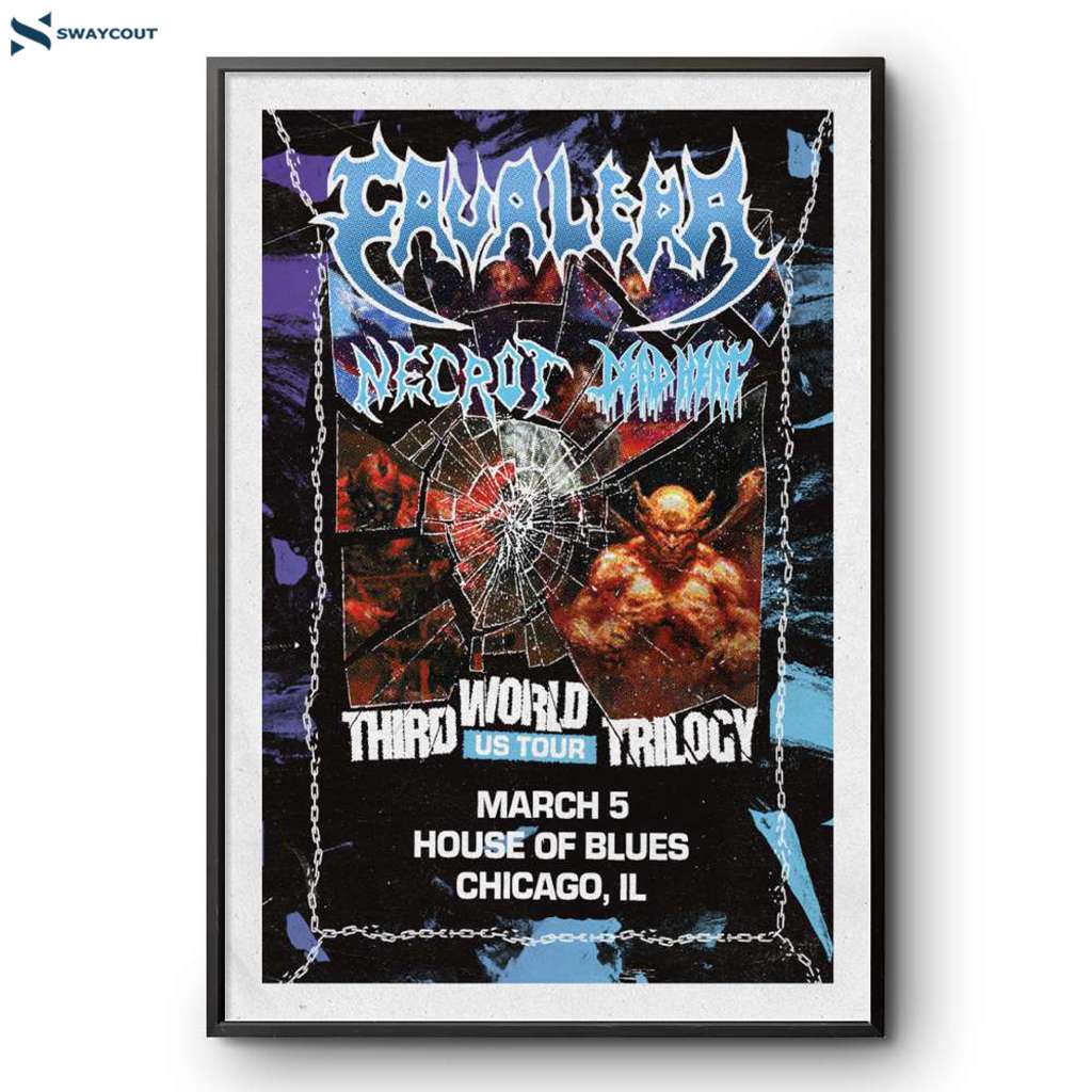 Iggor And Max Cavalera Chicago Il Mar 5 2025 Poster