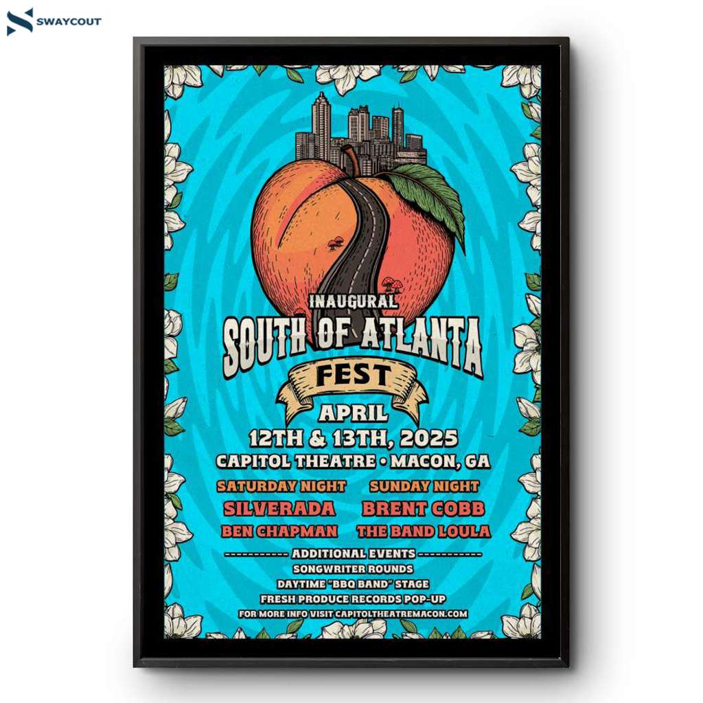 Inaugural South Of Atlanta Fest Capitol Theatre Apr 12-13 2025 Poster