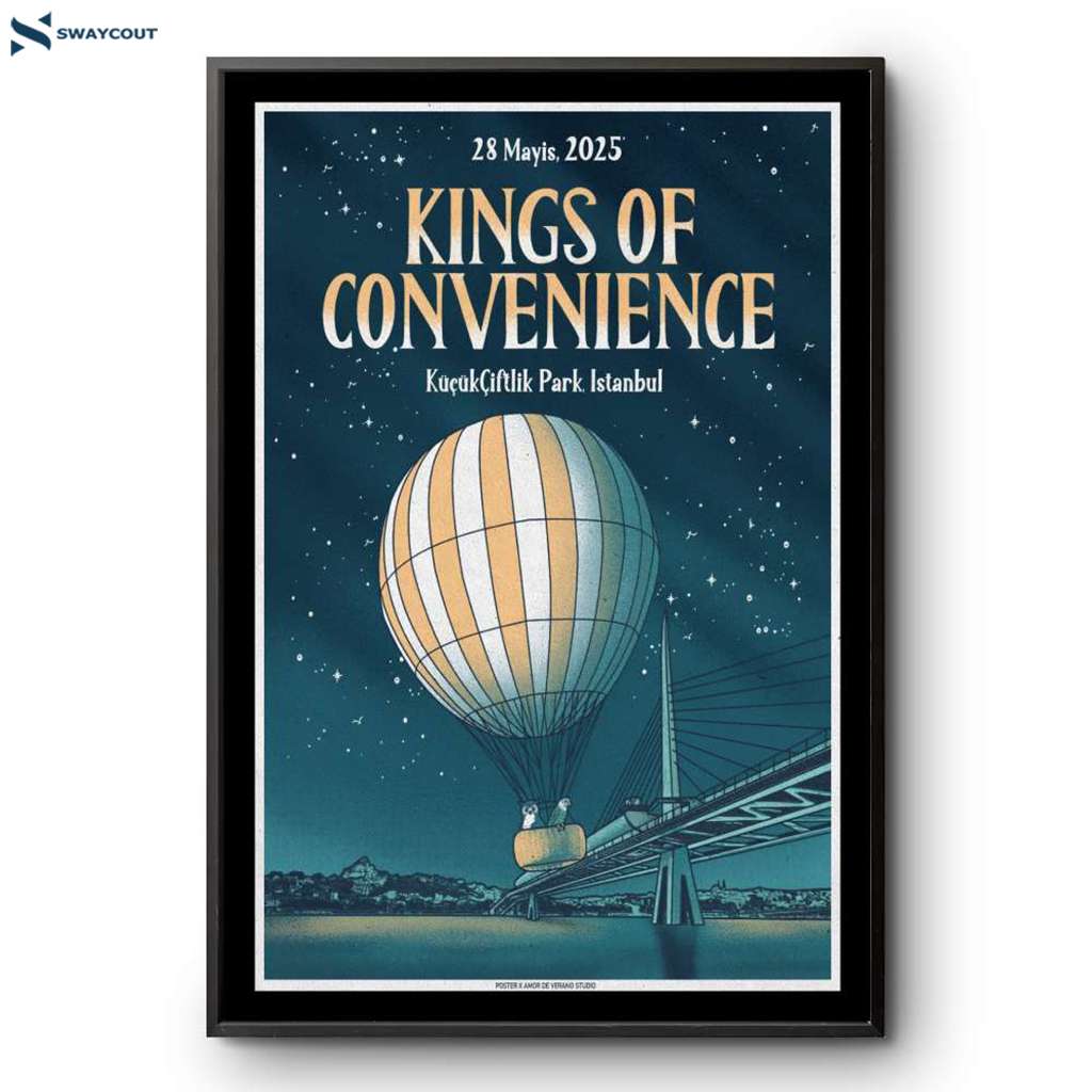 Kings Of Convenience Istanbul Turkey May 28 2025 Poster