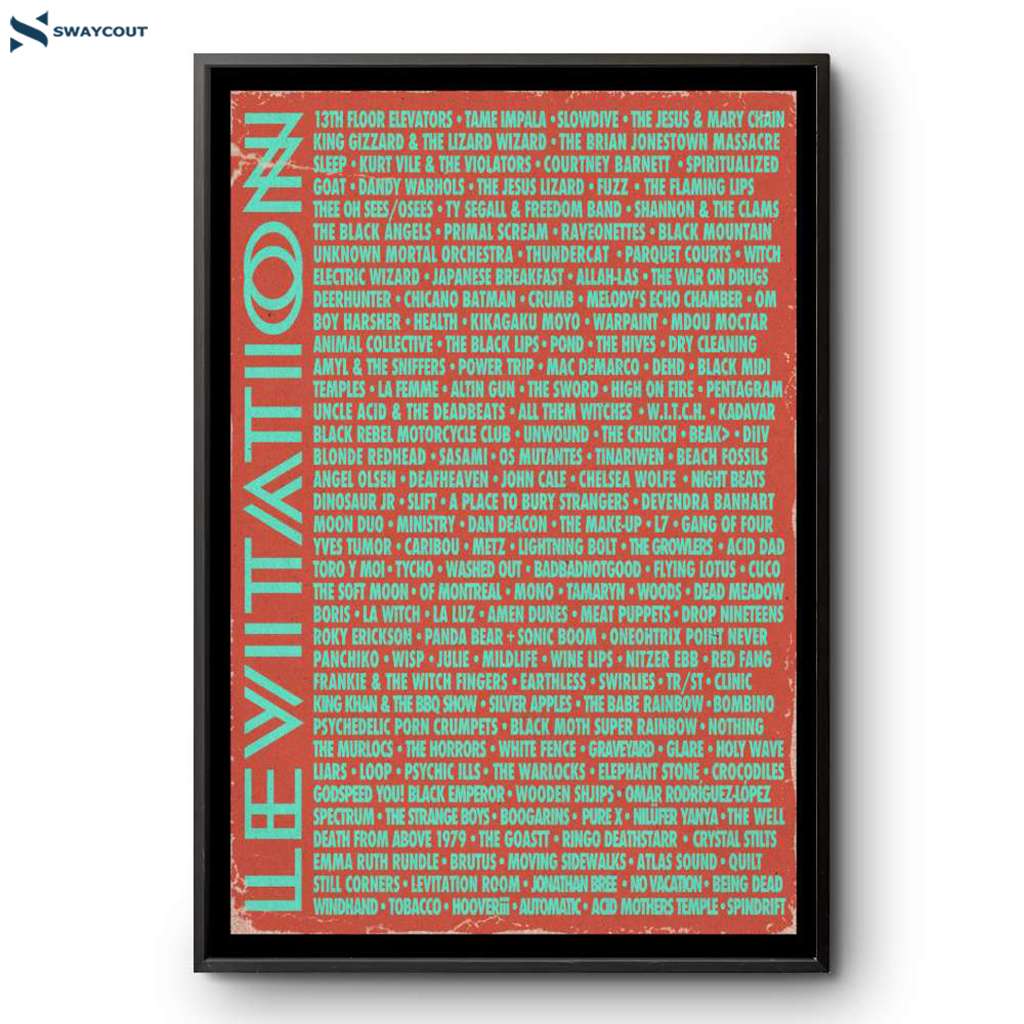 Levitation Tame Impala Floor Elevators 2025 Poster