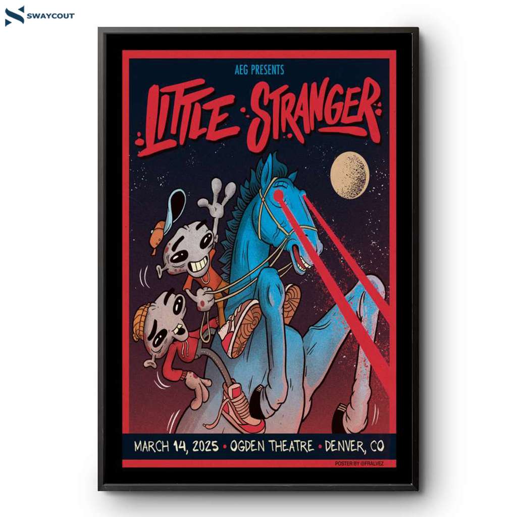 Little Stranger Ogden Theatre Denver Co March 14 2025 Poster