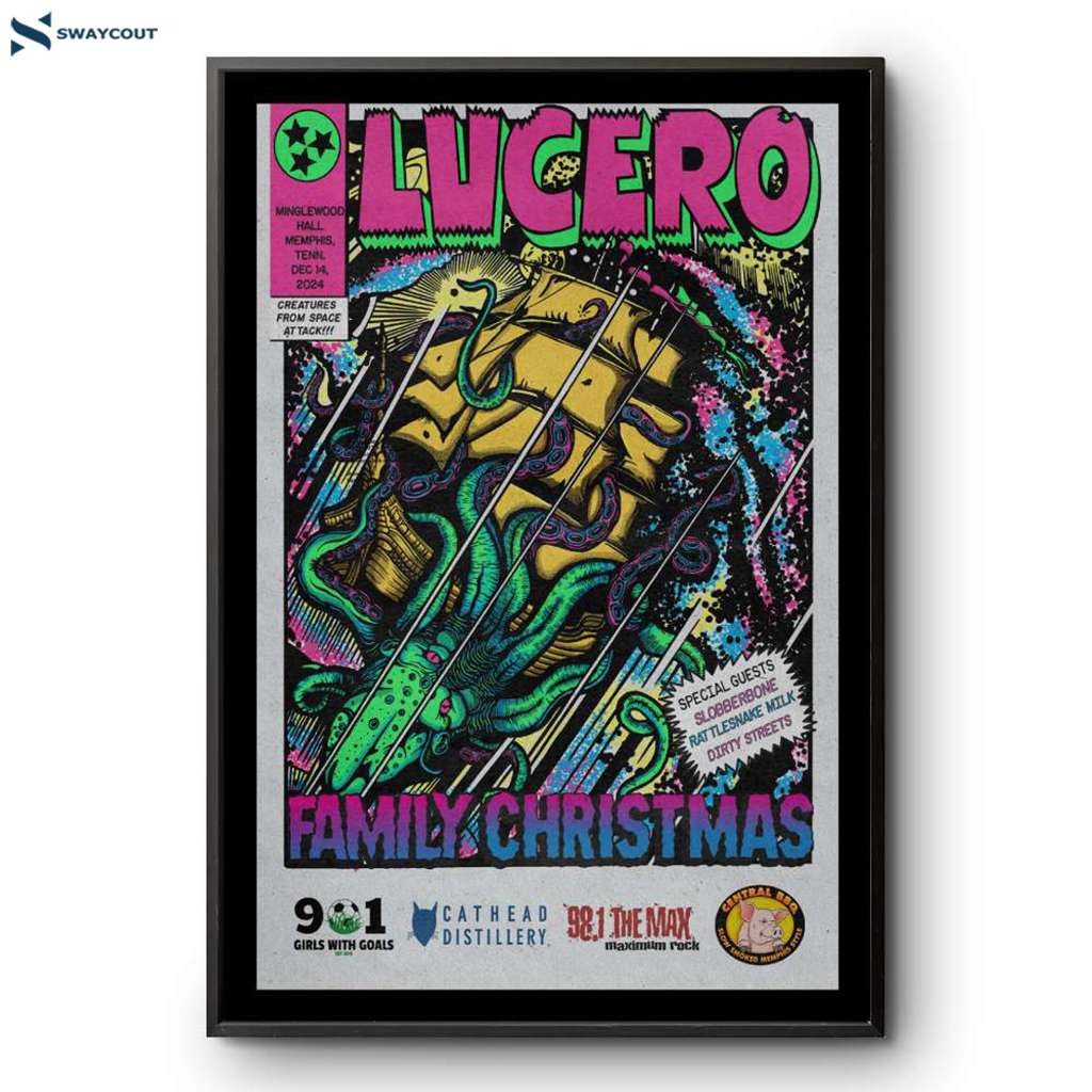 Lucero Minglewood Hall Memphis Tn December 14 2024 Poster