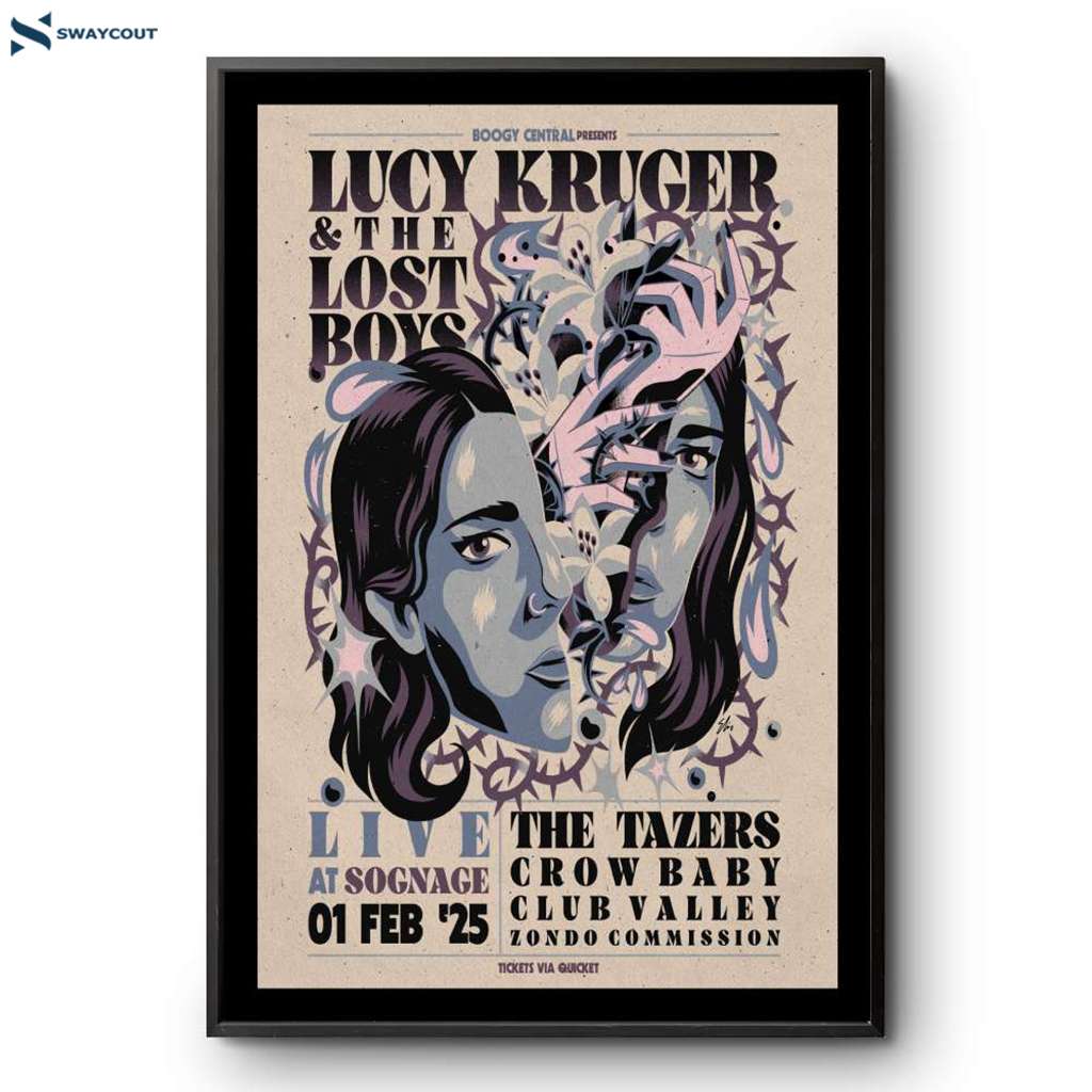 Lucy Kruger And The Lost Boys Randburg Jhb Tour Feb 1 2025 Poster