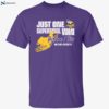 Minnesota Vikings Just One Superbowl Win Before I Die Waiting Patiently Shirt