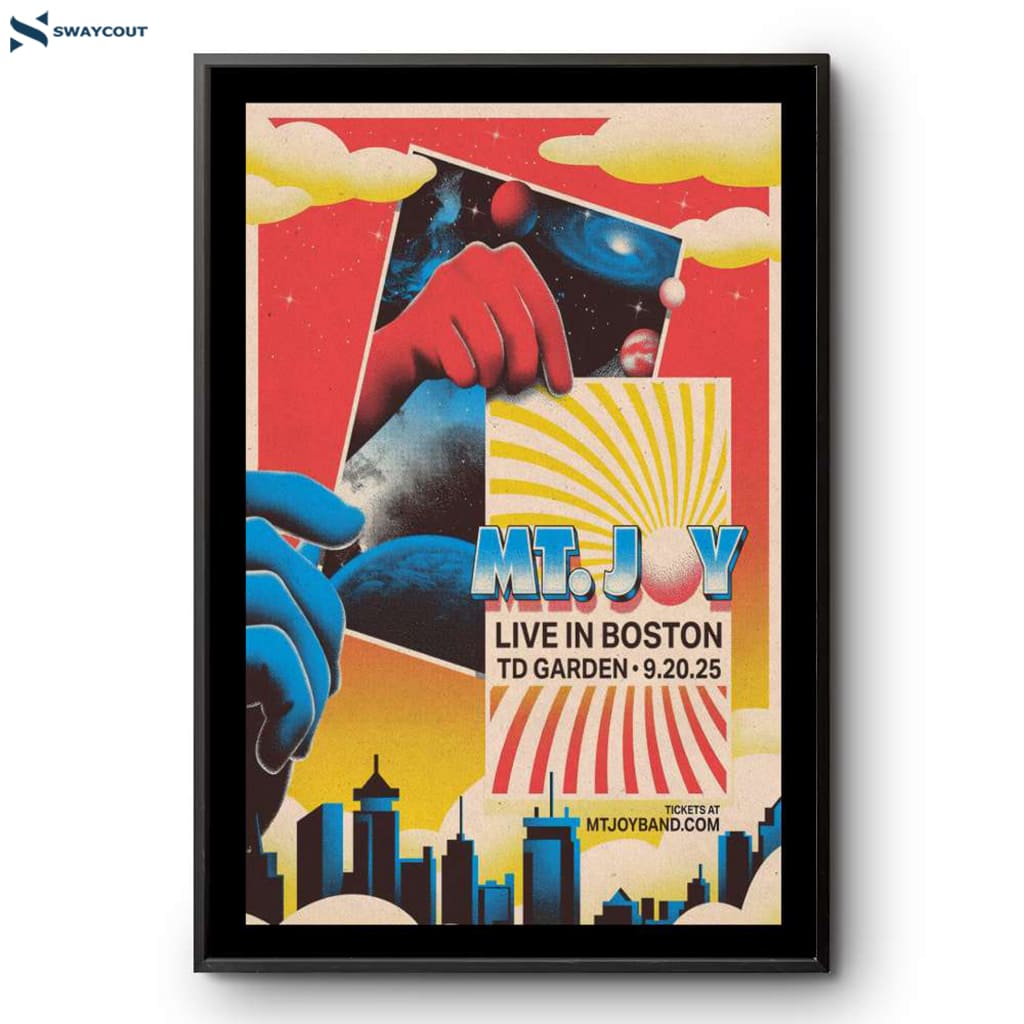 Mt. Joy Td Garden Boston Ma September 20 2025 Poster