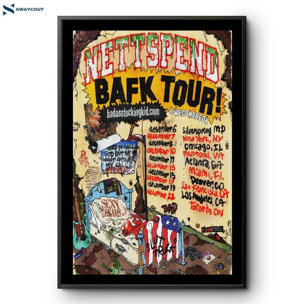 Nettspend Bafk Tour December 2024 Poster