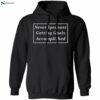 Never Ignorant Getting Goals Accomplished Shirt 1