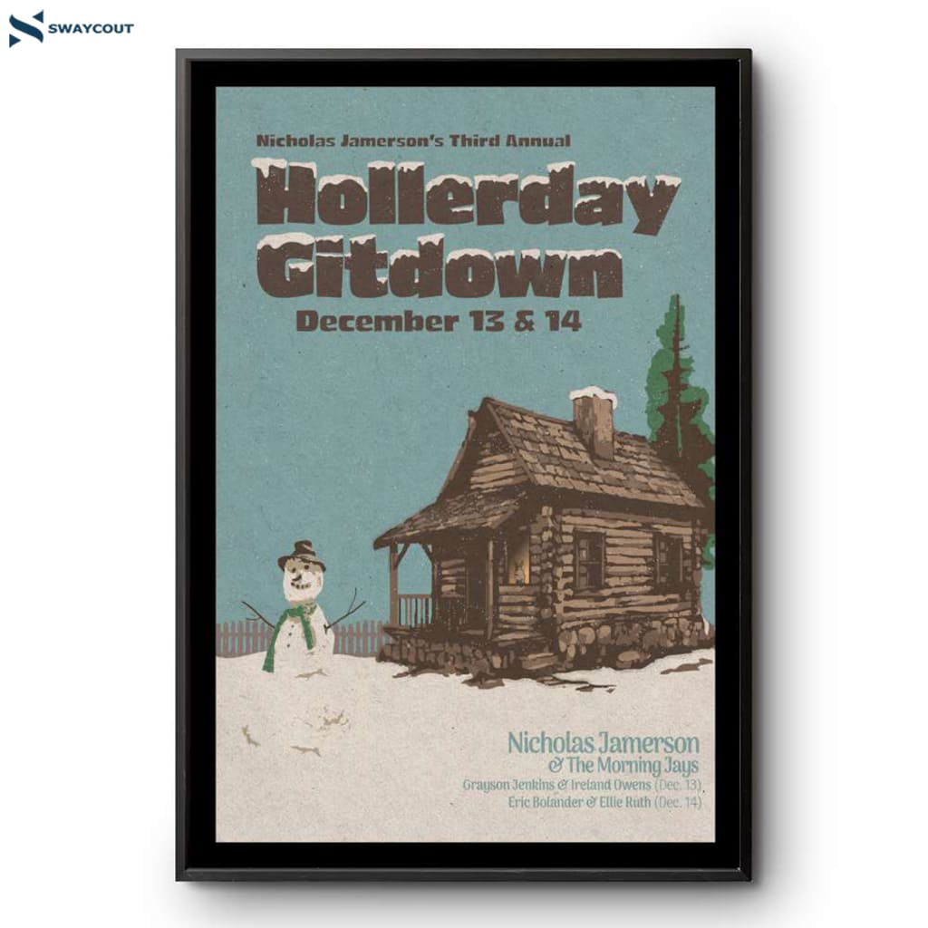 Nicholas Jamerson's 3rd Annual Hollerday Gitdown Lexington Ky Dec 13-14 2024 Poster