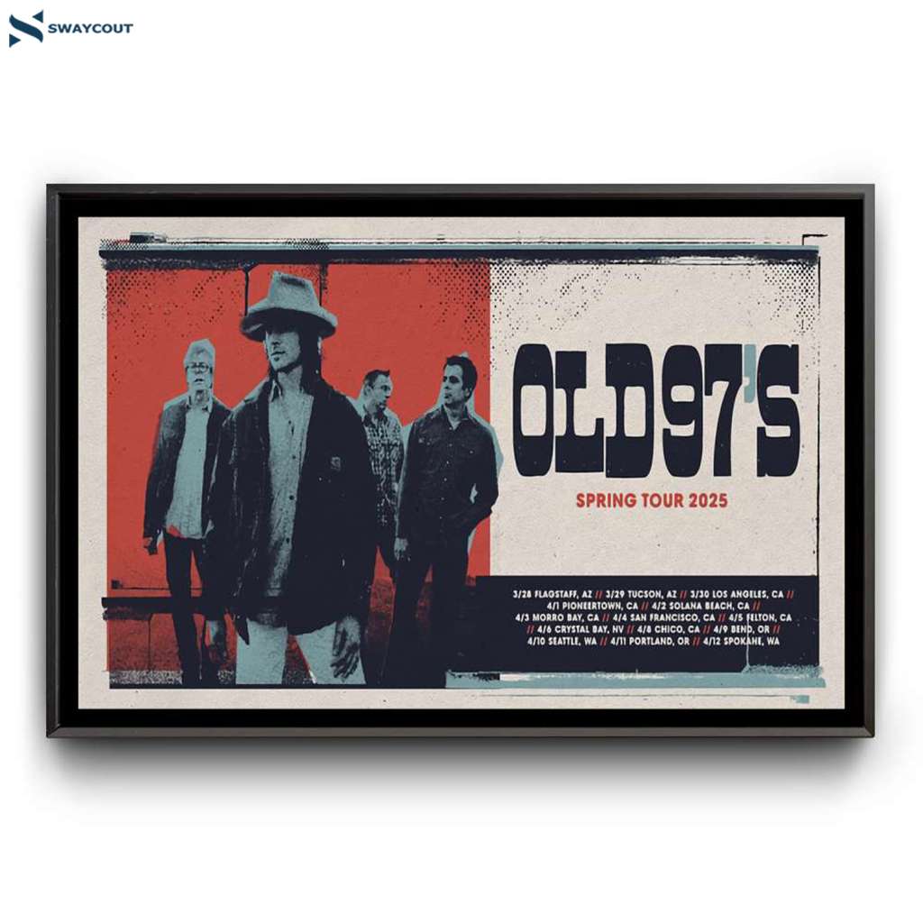 Old 97's Spring Tour 2025 Poster