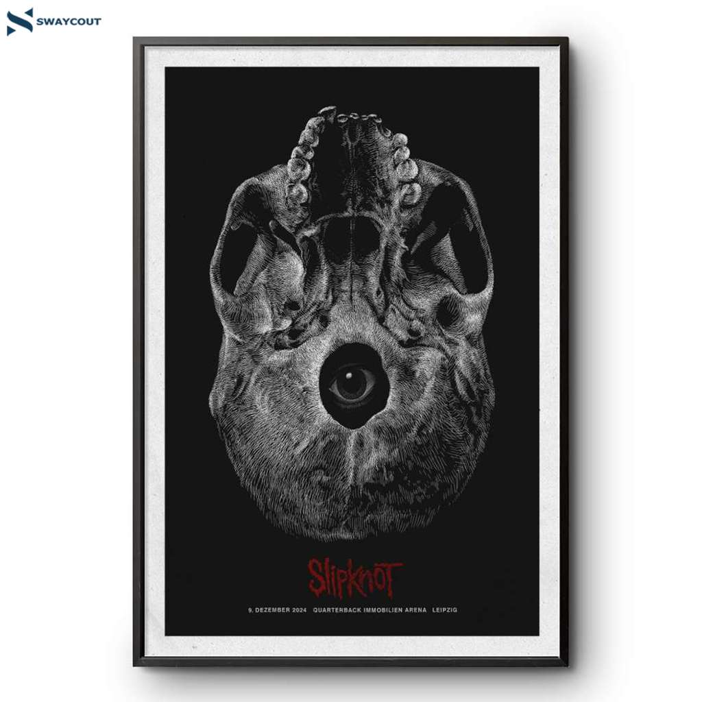 Slipknot Leipzig Germany 2024 Tour Poster