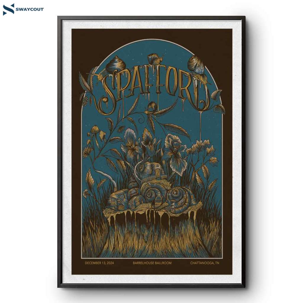 Spafford Chattanooga Tn December 13 2024 Poster