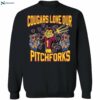 Sun Devils Cougars Love Our Pitchforks Arizona State Shirt 1