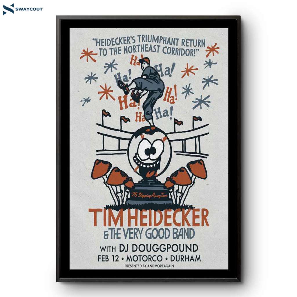 Tim Heidecker Motorco Music Hall Durham Nc February 12 2025 Poster