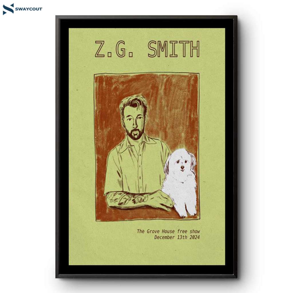 Z.g Smith The Grove House Mariposa Ca Dec 13 2024 Poster