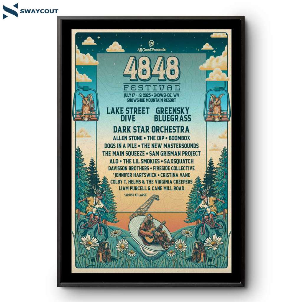 4848 Festival Snowshoe Wv July 17-19 2025 Poster