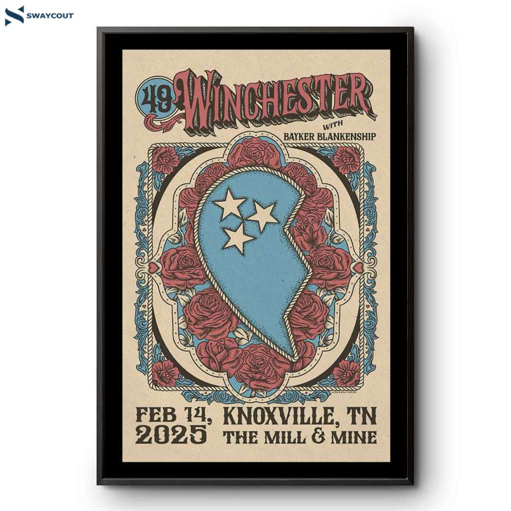 49 Winchester The Mill And Mine Knoxville Tn February 15 2025 Poster