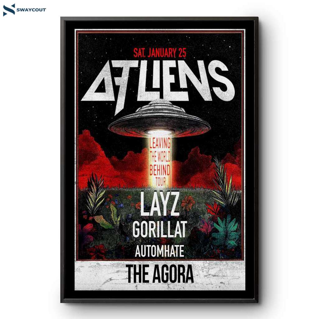 Atliens The Agora Cleveland Oh January 25 2025 Poster