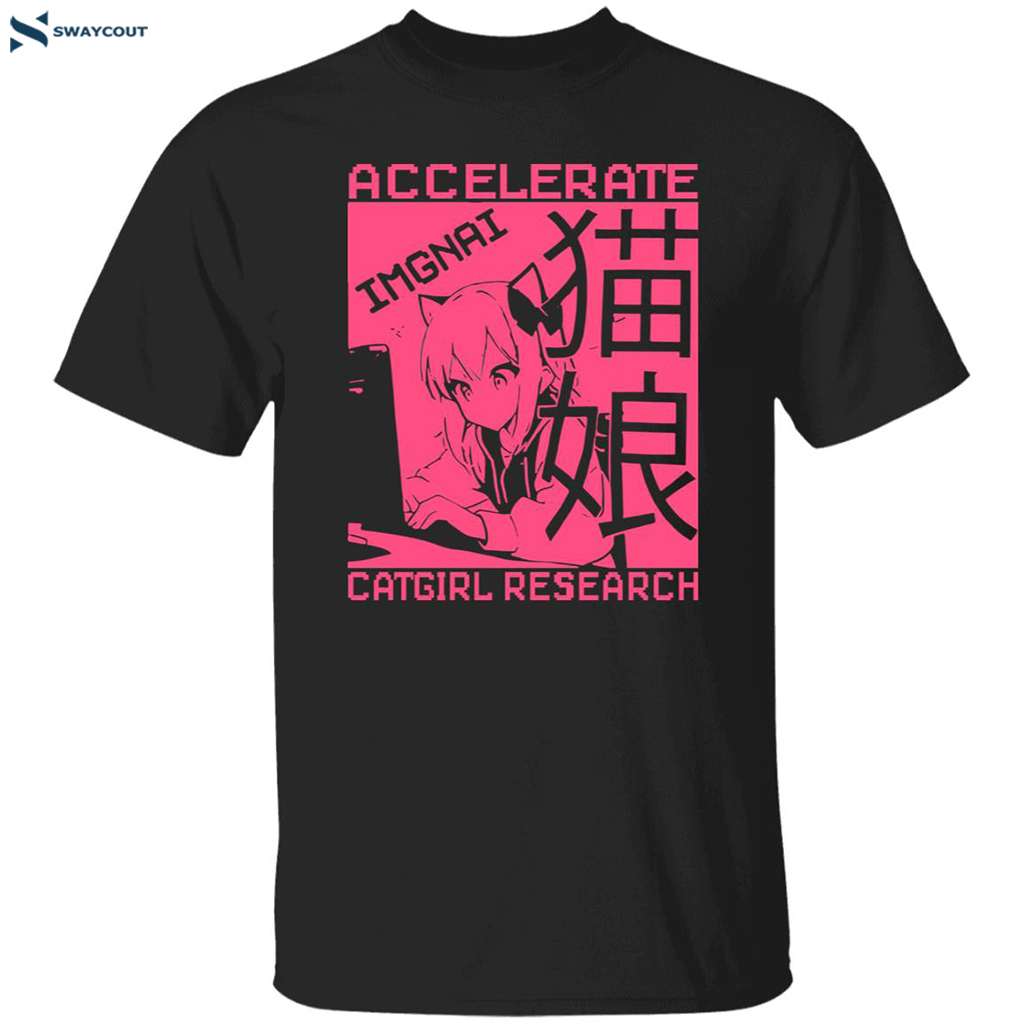 Accelerate Imgnai Catgirl Research Anime Shirt