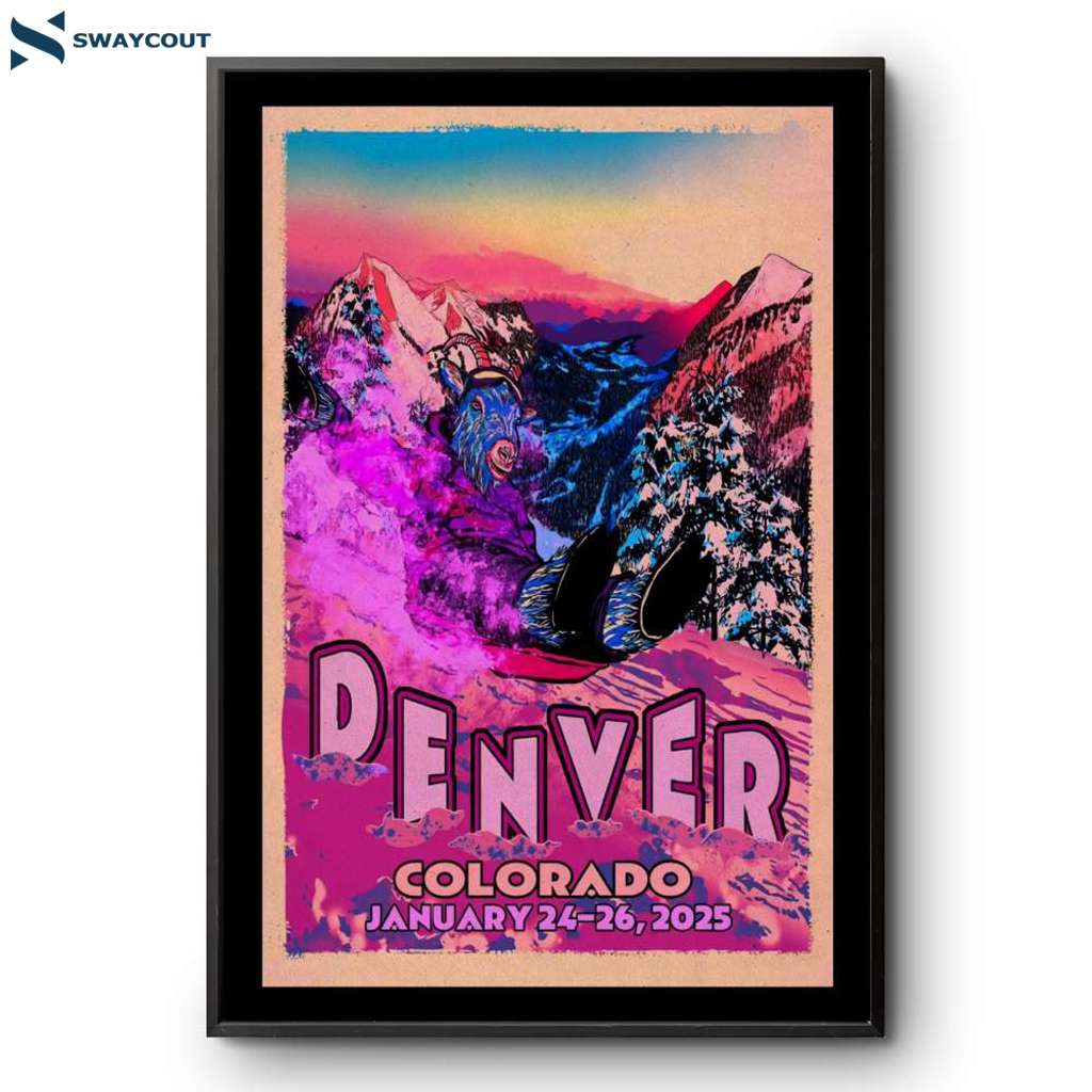 Billy Strings Denver Co Jan 24-26 2025 Poster