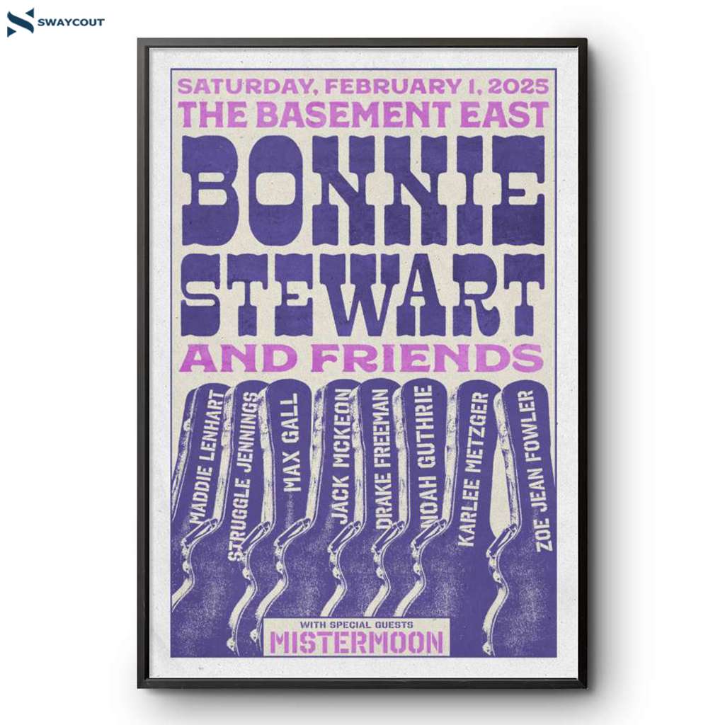 Bonnie Stewart And Friends Nashville Tn Feb 1 2025 Poster