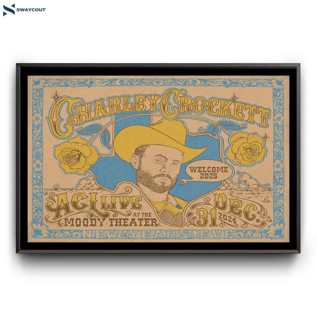 Charley Crockett Austin City The Moody Theater Dec 31 2024 Poster