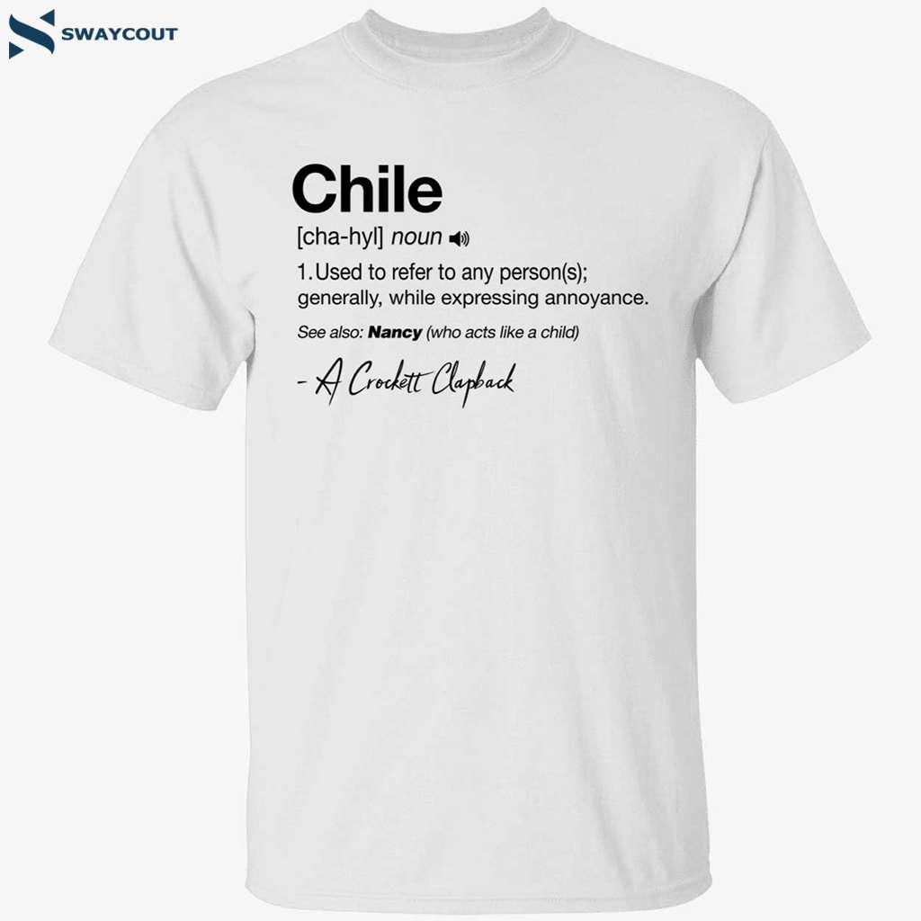 Chile Definition By A Crockett Clapback Shirt