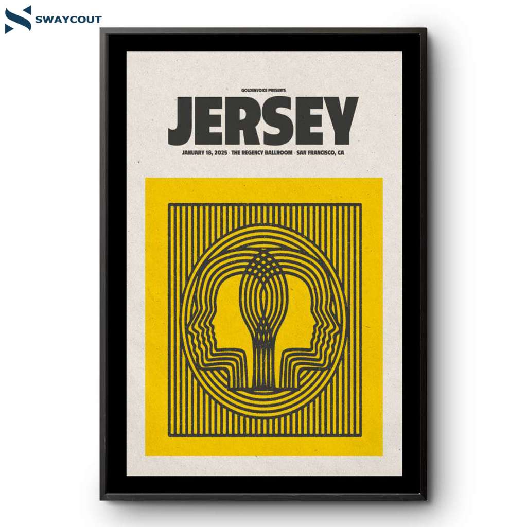 Jersey The Regency Ballroom January 18 2025 Poster