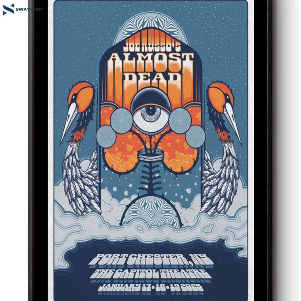 Joe Russo's Almost Dead Port Chester Ny Jan 17-19 2025 Poster