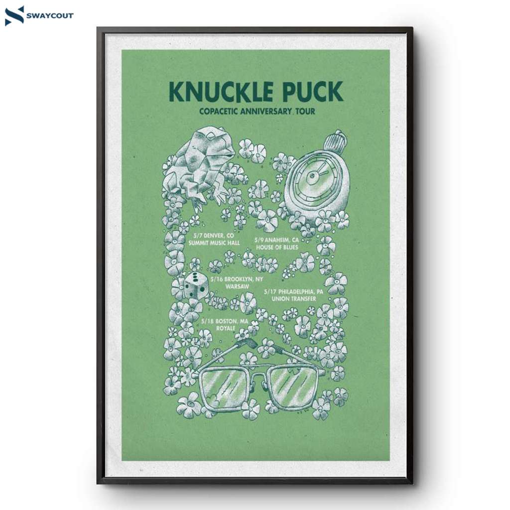 Knuckle Puck Copacetic Anniversary Tour 2025 Poster