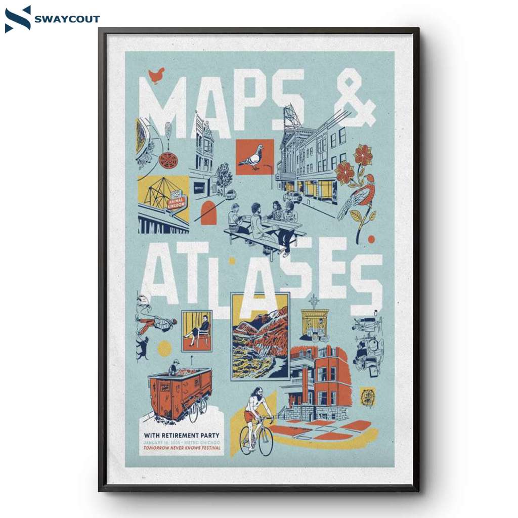 Maps And Atlases Metro Chicago Jan 18 2025 Poster